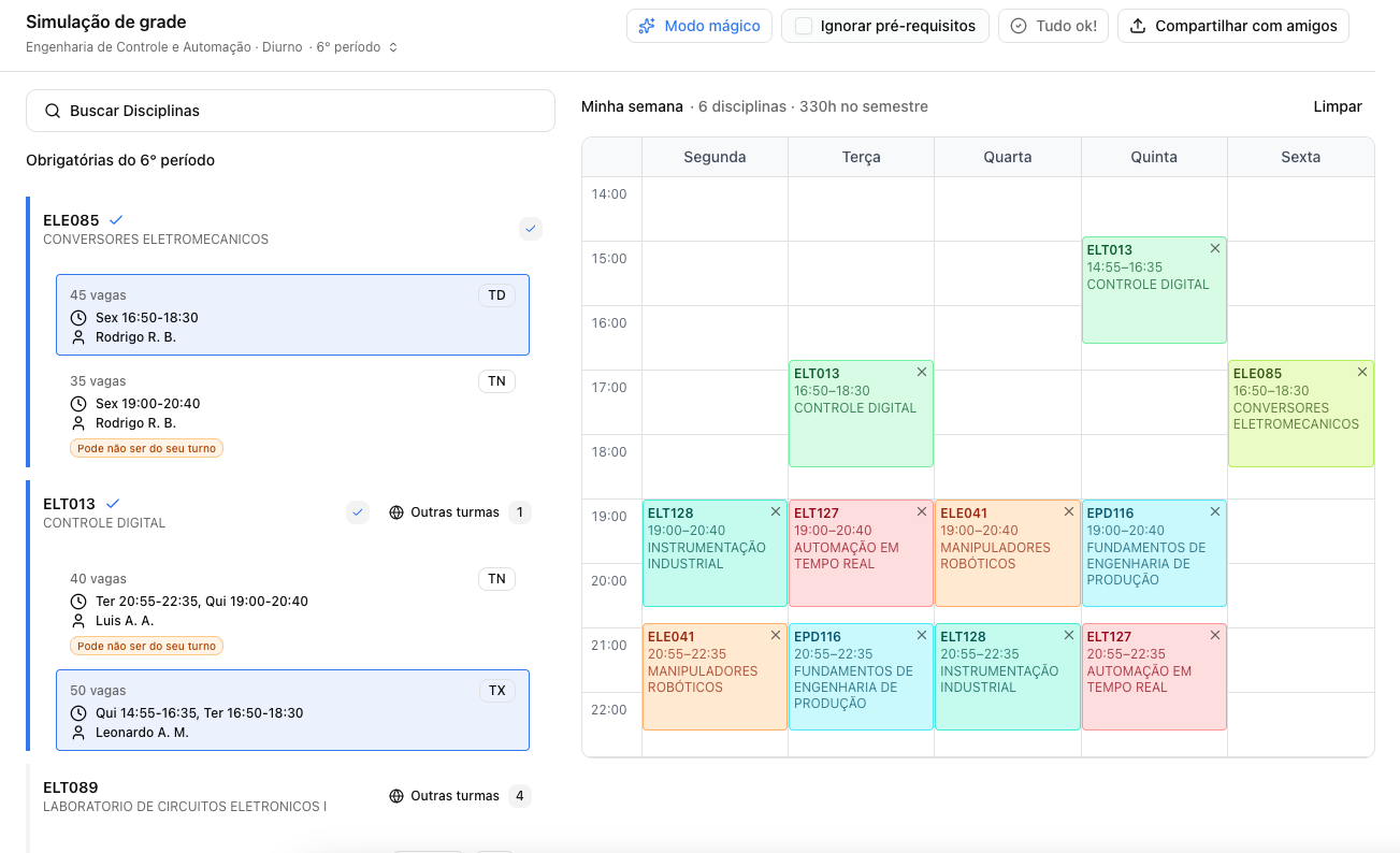 Extramatrícula — Weekly Preview